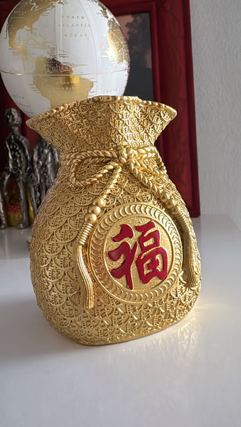RITUAL DE RIQUEZA - BOLSA DE DINERO FENG SHUI PARA  EL DINERO