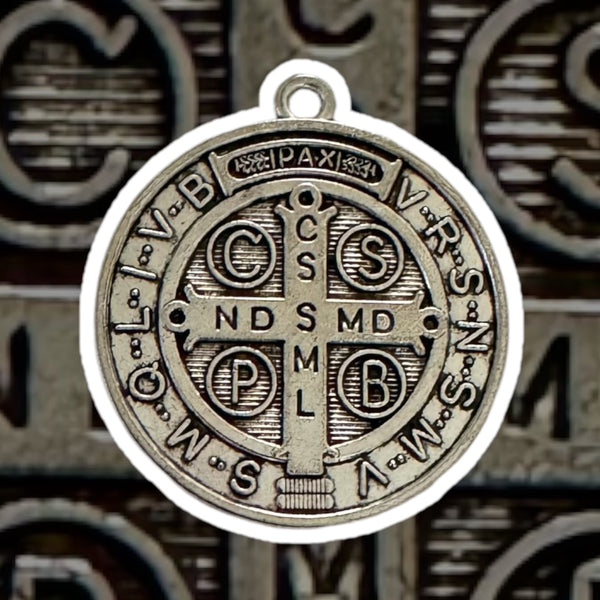 MEDALLA DE SAN BENITO CONSAGRADA (3 Cm Diámetro)